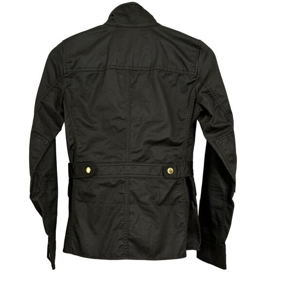 J. Crew Downtown Field Utility Military Wax Jacket Brown Size XS - Picture 8 of 11